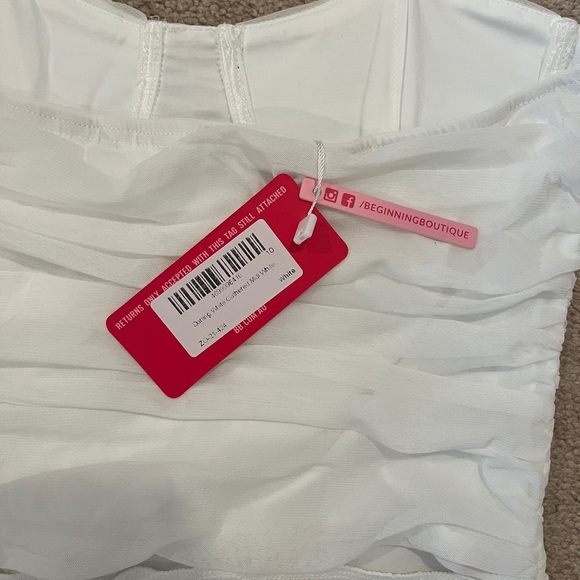 White midi dress - Picture 3 of 4